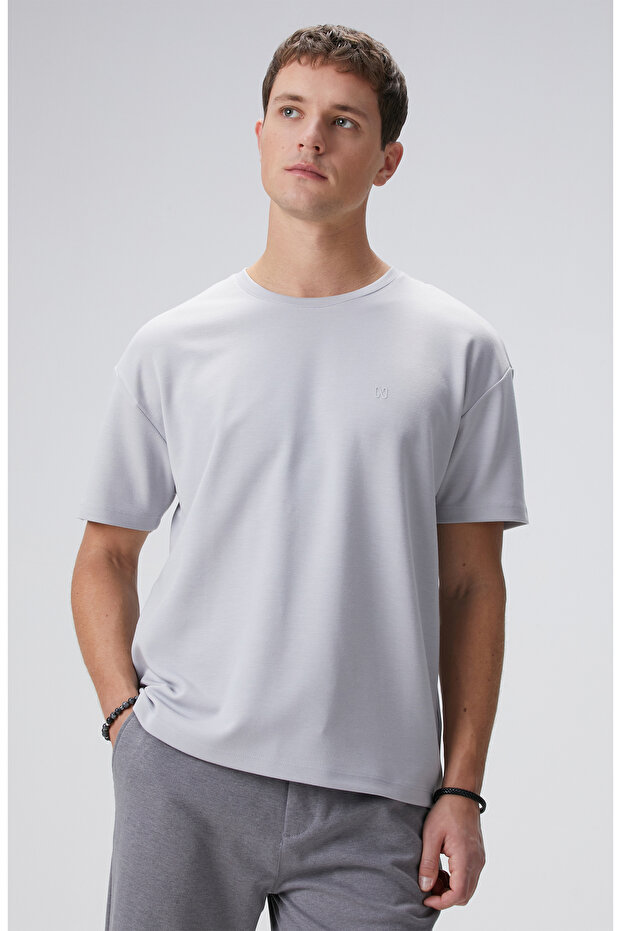 Açık Gri T-shirt - 2
