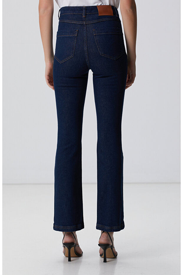 Indigo Denim Pantolon - 4