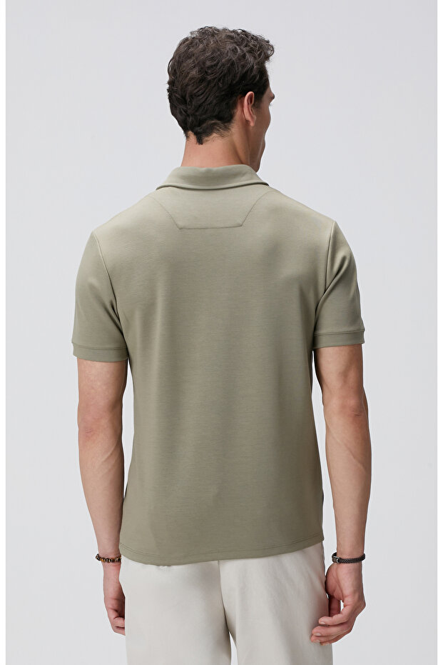 Haki Basic Modal T-shirt - 5