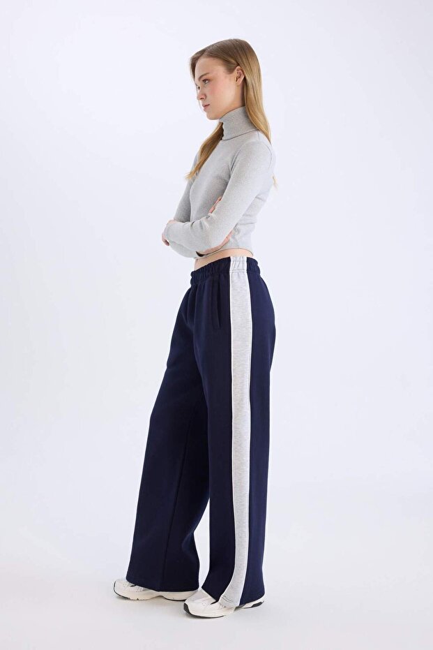 Kalın Eşofman Altı Beli Lastikli Basıc E4900AX24CW - 2