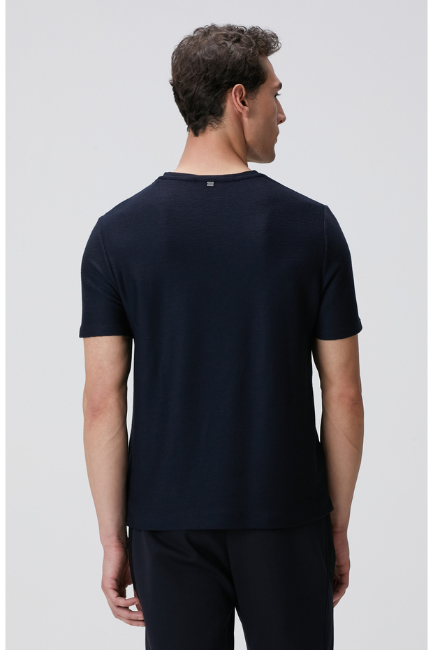 Lacivert T-shirt - 5