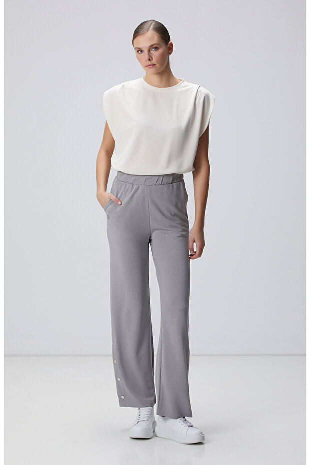 Gri Eşofman Altı - 1