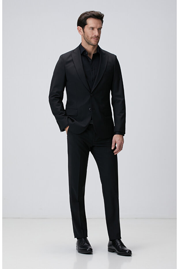 Siyah Saten Gömlek - 3