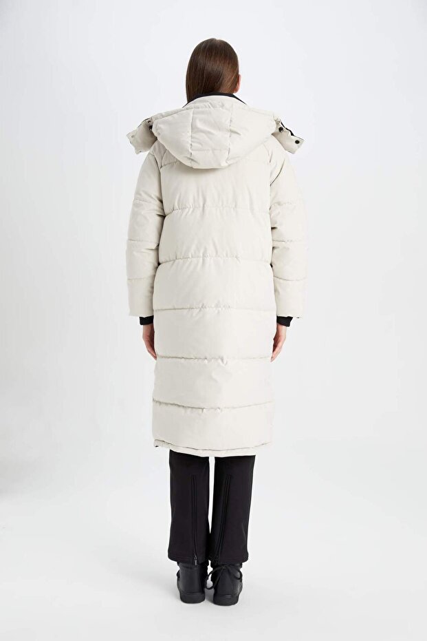 Regular Fit Kapüşonlu Parka - 6