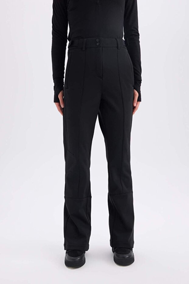 DeFactoFit Regular Fit Sporcu Cepli Softshell Kayak Pantolonu D0017AX24WN - 4