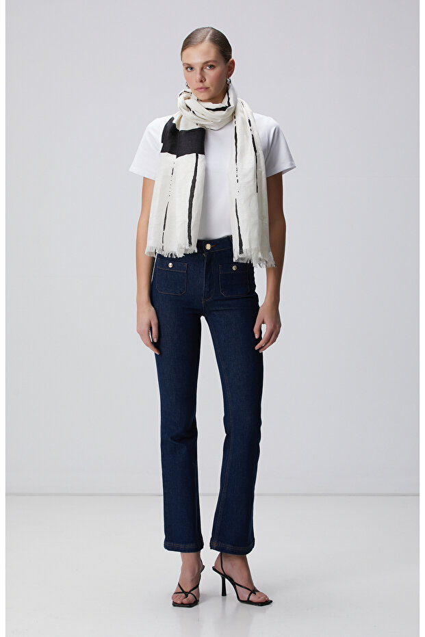 Indigo Denim Pantolon - 1