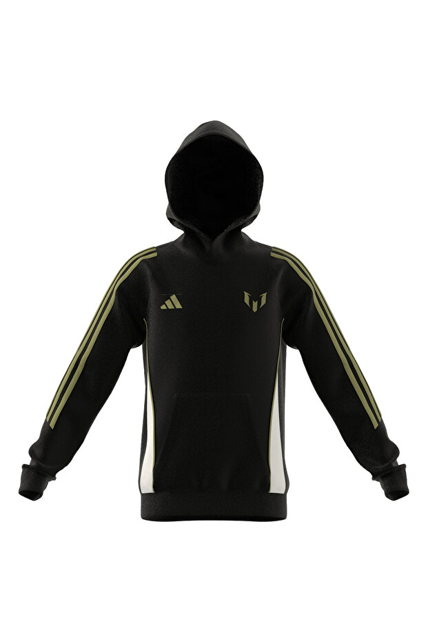سترة رياضية سوداء للأولاد IZ0576-MESSI HOODY Y
