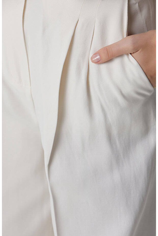 Kırık Beyaz Pantolon - 5