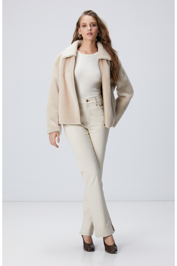 Kırık Beyaz Bluz - 3