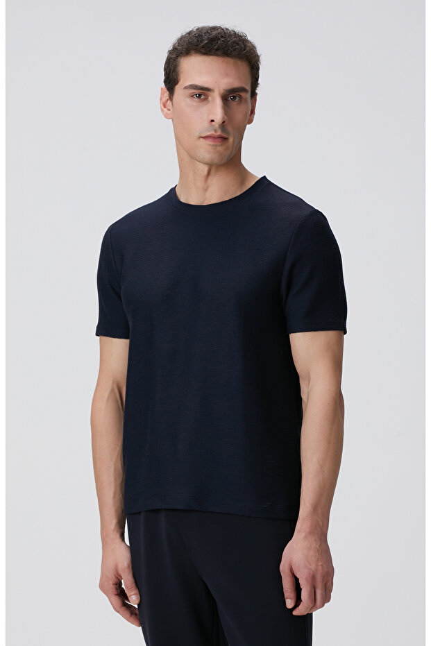 Lacivert T-shirt - 4