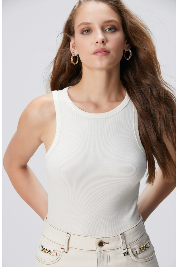 Kırık Beyaz Bluz - 2