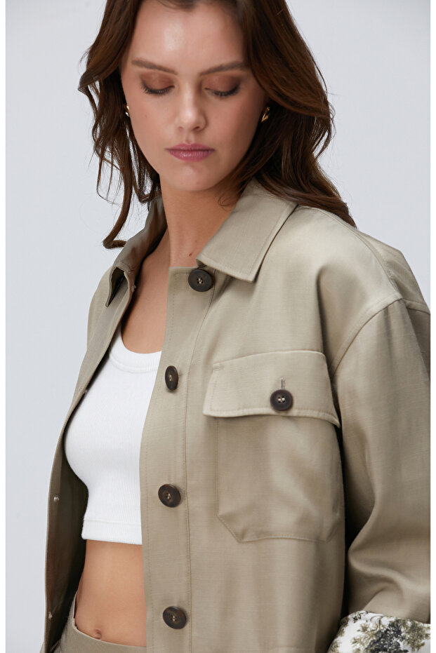 Açık Haki Ceket - 2
