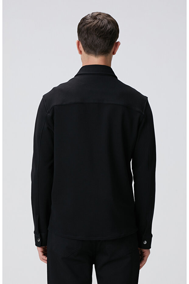 Siyah Dış Gömlek - 5