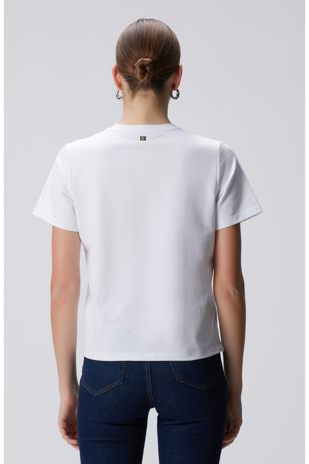 Beyaz T-shirt - 5