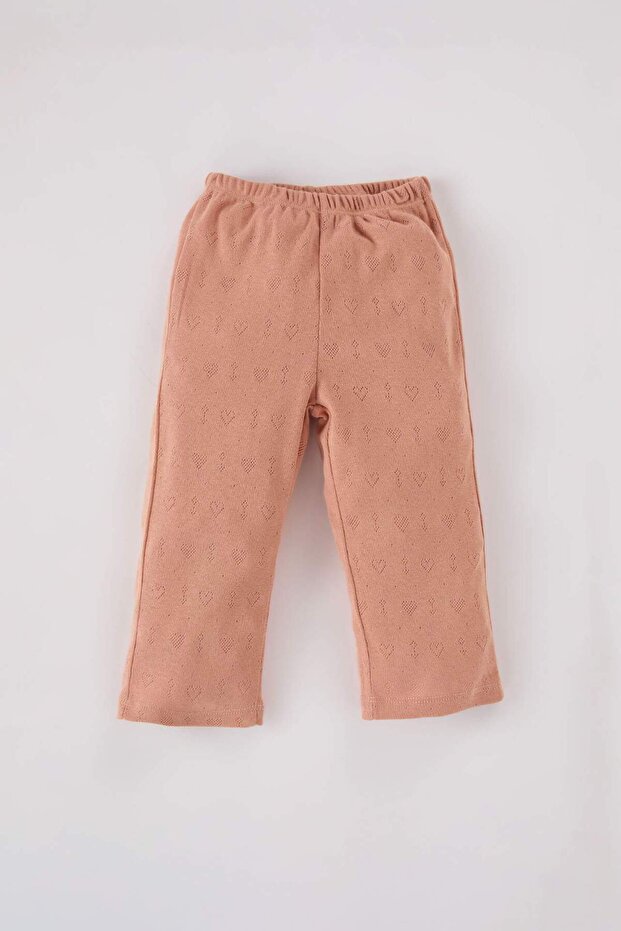 Kız Bebek Pijama Takımı Uzun Kollu Ribana Üst Uzun Alt D7168A524WN - 2