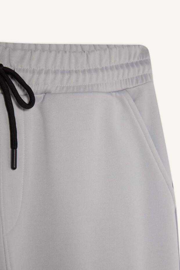 DeFactoFit Sporcu Jogger Eşofman Altı Standart Fit Üç Cepli Beli Bağcıklı Lastikli Paça D3741AX24WN - 8