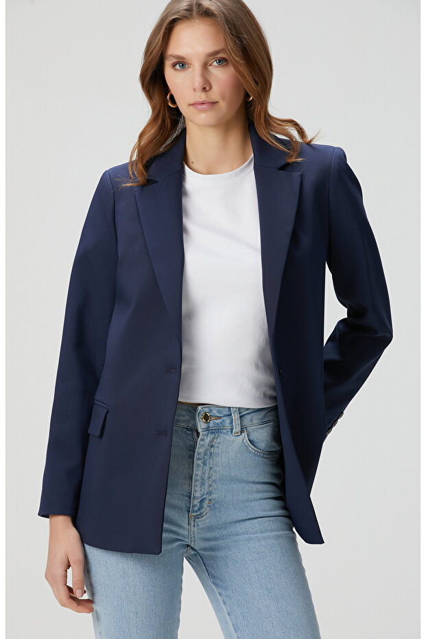 Lacivert Ceket - 1