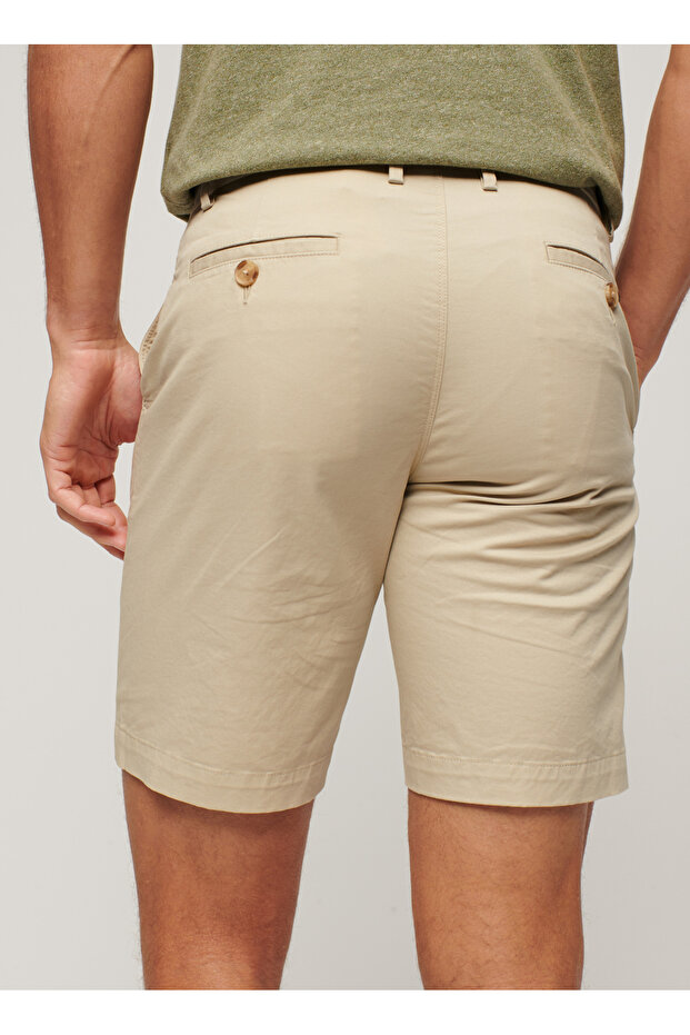 Normal Bej Erkek Şort M7110422A8PV_STRETCH CHINO SHORT - 6