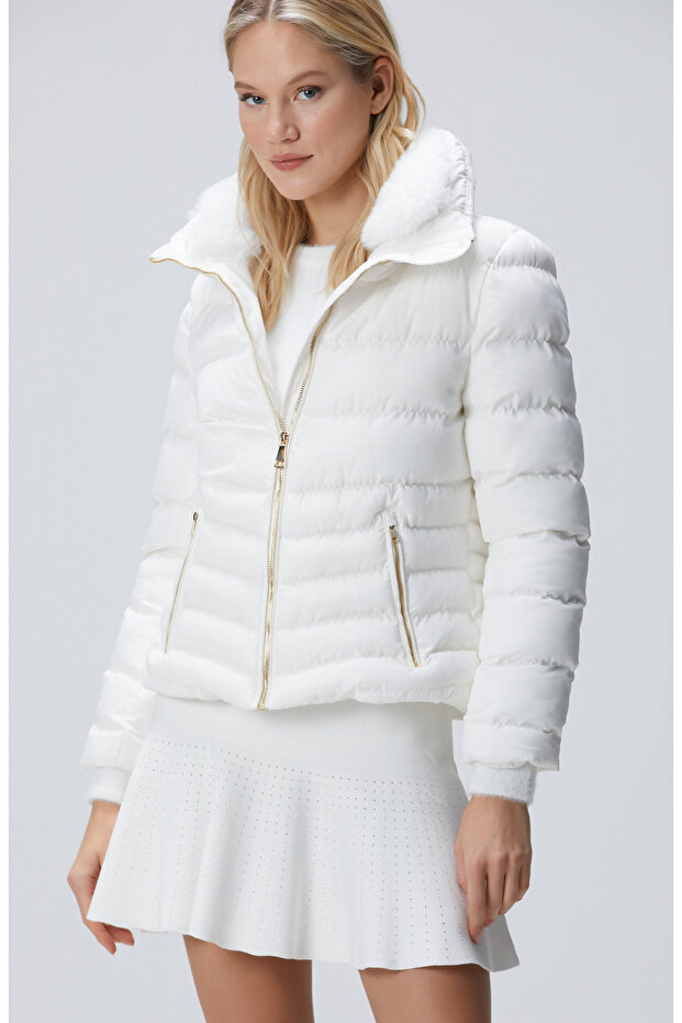 Kırık Beyaz Mont - 4