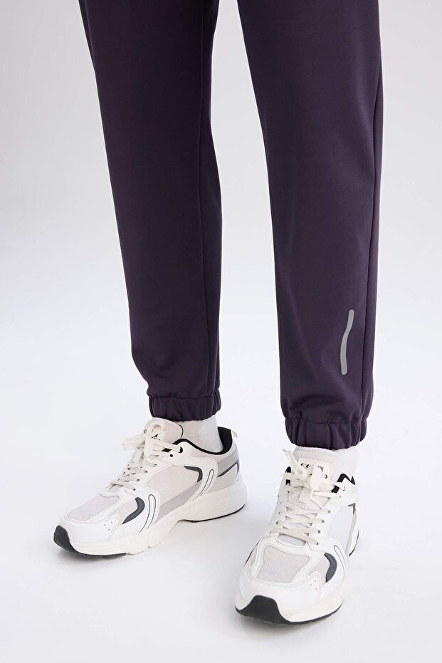 DeFactoFit Sporcu Jogger Eşofman Altı Standart Fit Basic Düz Cepli Beli Paçası Lastikli D3742AX24WN - 6