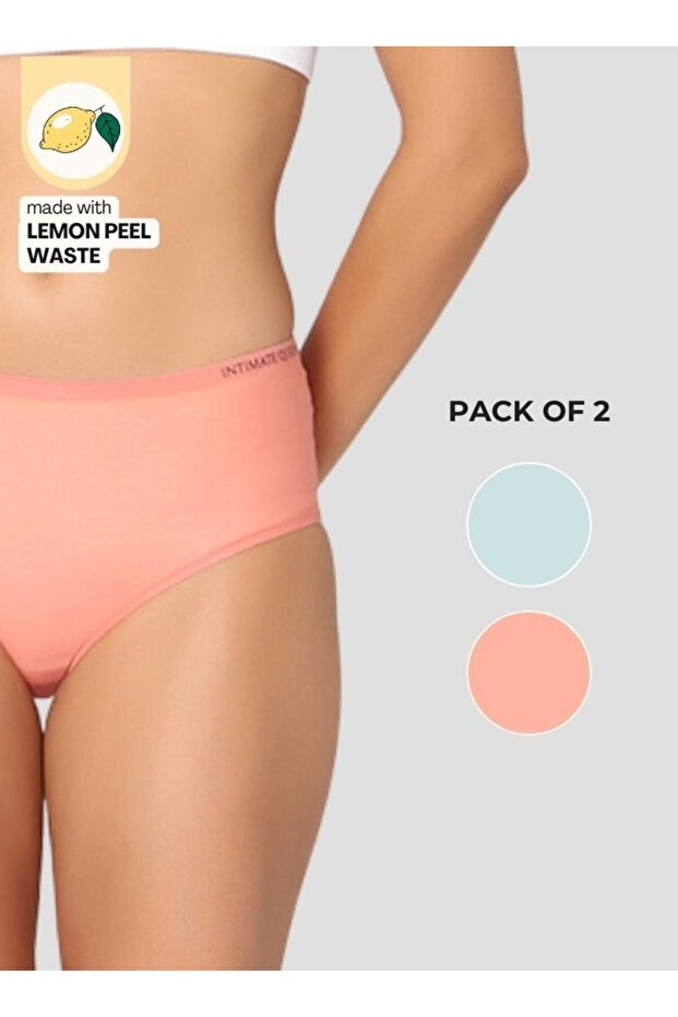 Lemon Bae Briefs – Seamless Calm, Made with Lemon Peel | Sweat-Wicking (Pack Of 2)