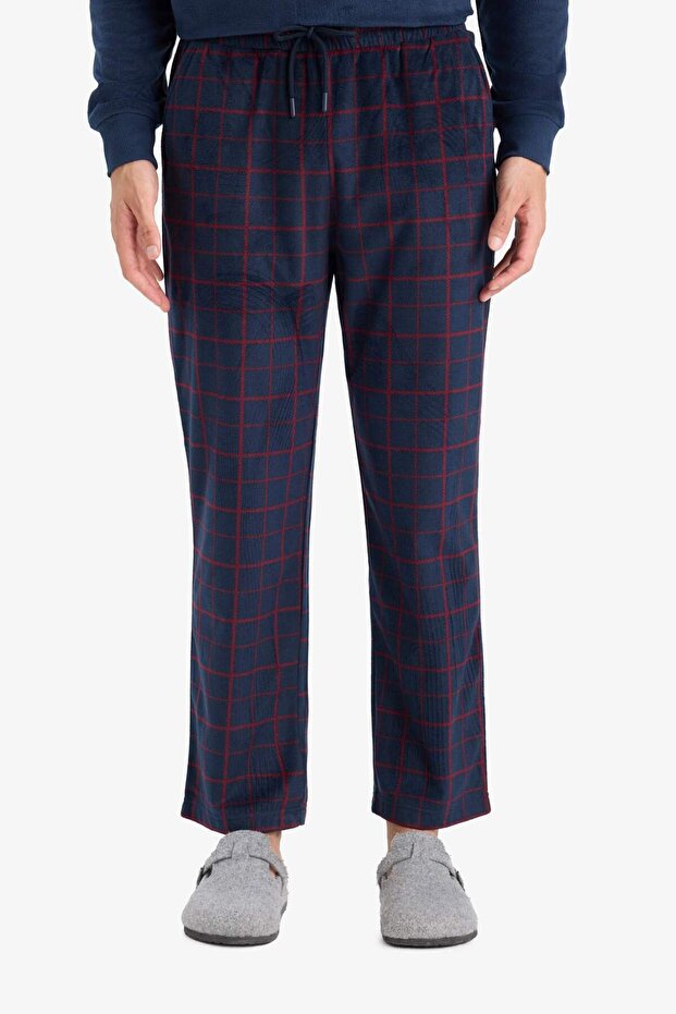 Regular Fit Polar Pijama Takımı Uzun Kollu Üst Desenli Uzun Alt 3124236 - 6