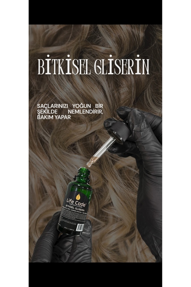 %100 Bitkisel Gliserin 50 ml. Damlalıklı Şişe Vegetable Gliserin - 3