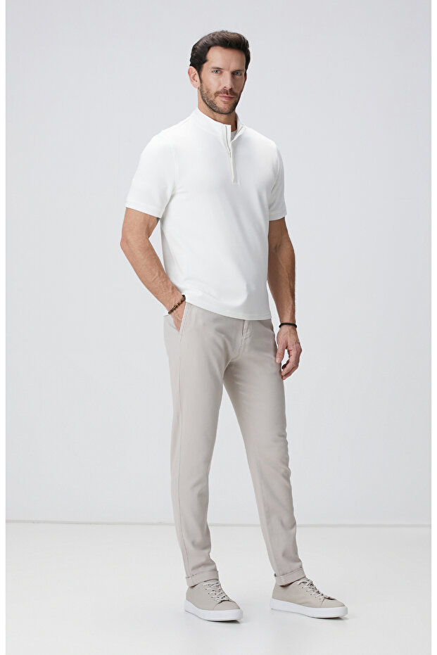 Taş Diyagonal Desenli Jogger Pantolon - 1