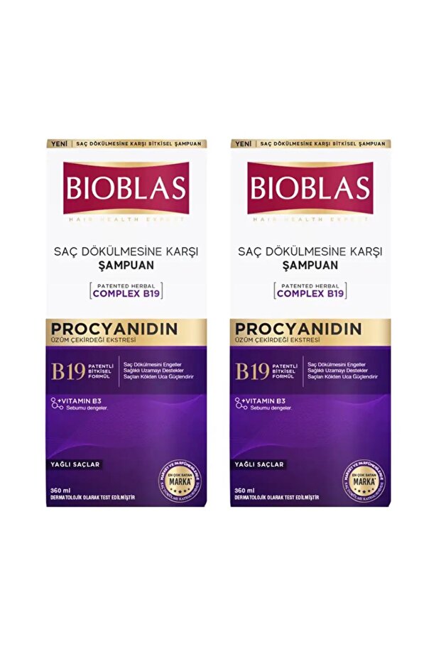 Šampon 360 ml proti vypadávání a mastnotě vlasů - 1