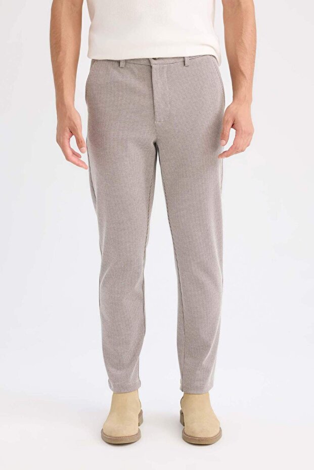 Gabardine Tailored Trousers - Pockets, Straight Leg A8102Ax24Au