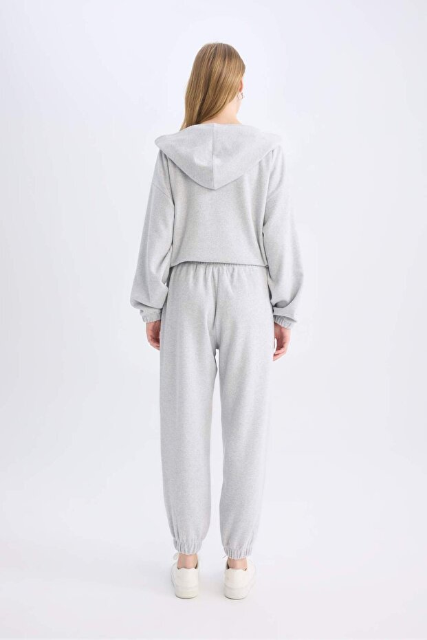 Coool Basic Düz Jogger Eşofman Altı Beli Paçası Lastikli E1478AX24WN - 6