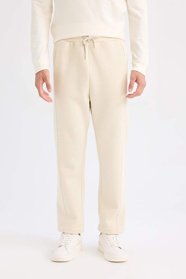 Regular Fit Eşofman Altı Beli Lastikli Basic Düz Cepli Düz Paça D9707AX24AU - 5