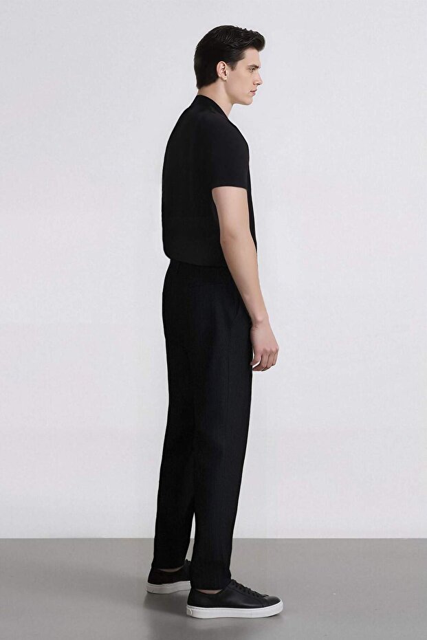 Kumaş Pantolon Tailored Regular Fit Basic Düz Cepli Düz Paça D3707AX24AU - 5