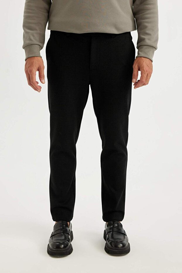 Kumaş Pantolon Tailored Regular Fit Basic Düz Cepli Düz Paça D3707AX24AU - 6