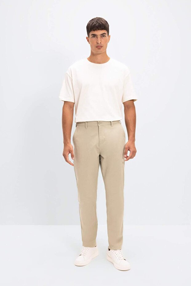 Chino Canvas Pants Tapered Fit Pocket C9443Ax24Au
