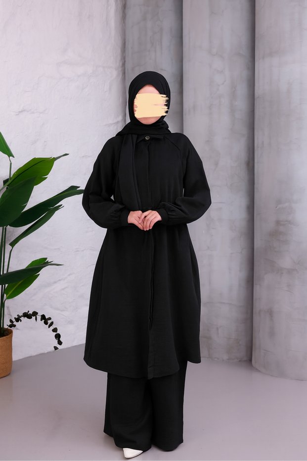 Muslin Double Set Casual Dress