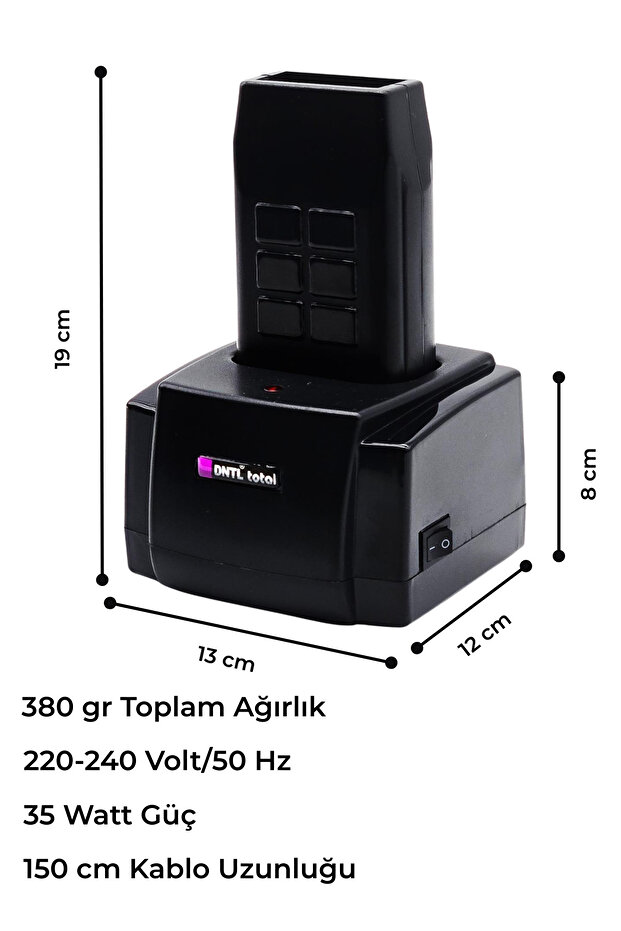 DntlTotal Trio Serisi 100 ml Tekli Kartuş Profesyonel Kuaför/Berber Ağda Makinesi - 3