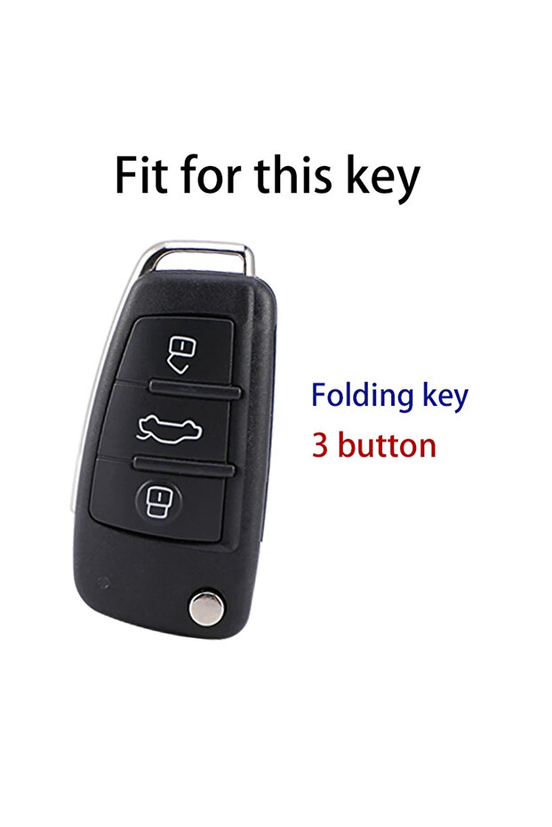 White key case for Audi A1 A3 A4 A5 A6 A7 Q3 Q5 Q7 S6 B6 B7 B8 8P 8V 8L TT RS RS - 5