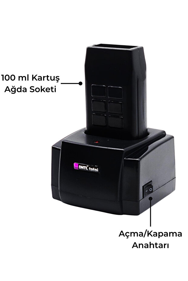 DntlTotal Trio Serisi 100 ml Tekli Kartuş Profesyonel Kuaför/Berber Ağda Makinesi - 2