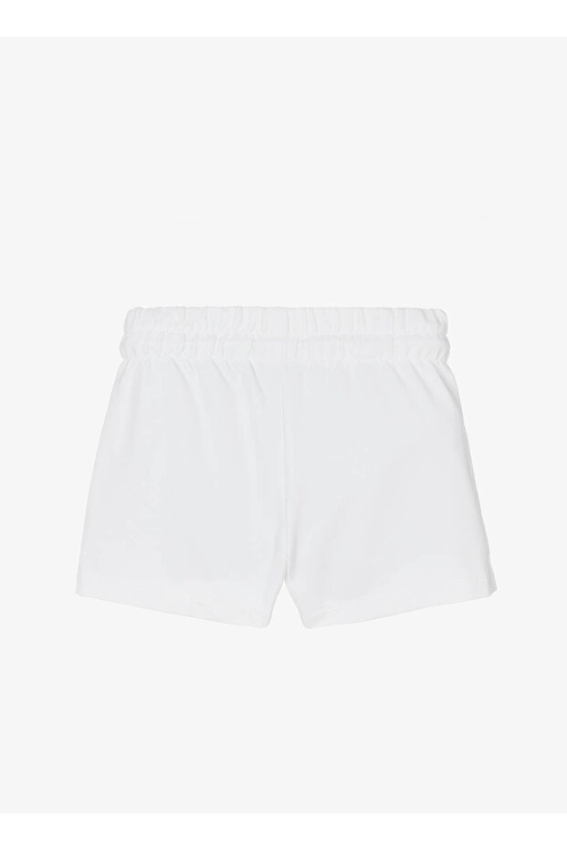 Normal Beyaz Bebek Şort MONOGRAM LOGO SHORTS - 2