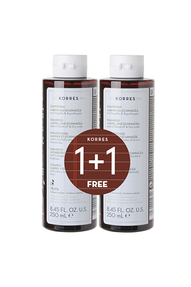 Laurel & Echinacea for Dandruff & Dry Scalp 1+1 Free 2x250 ml - 2