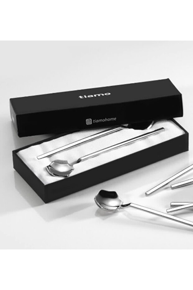 Diamond 6'lı Çay Kaşığı Çelik - 2