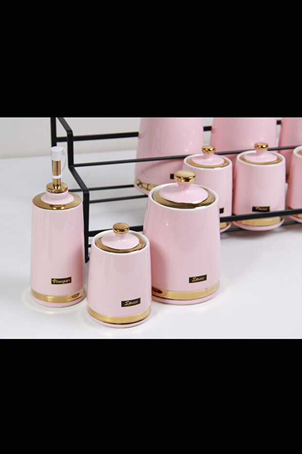 طقم برطمانات علب بهارات وتوابل - 6