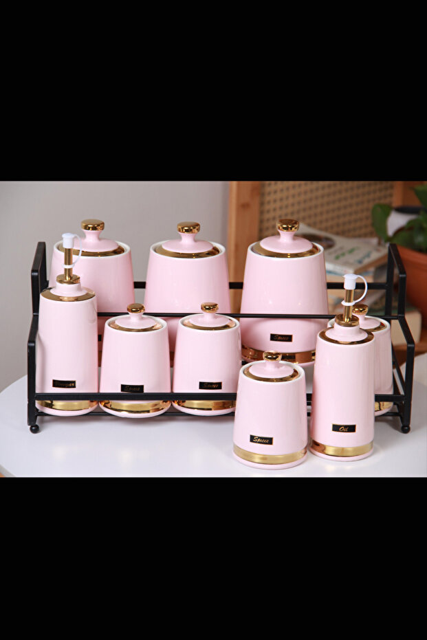 طقم برطمانات علب بهارات وتوابل - 5