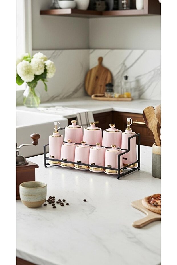 طقم برطمانات علب بهارات وتوابل - 4