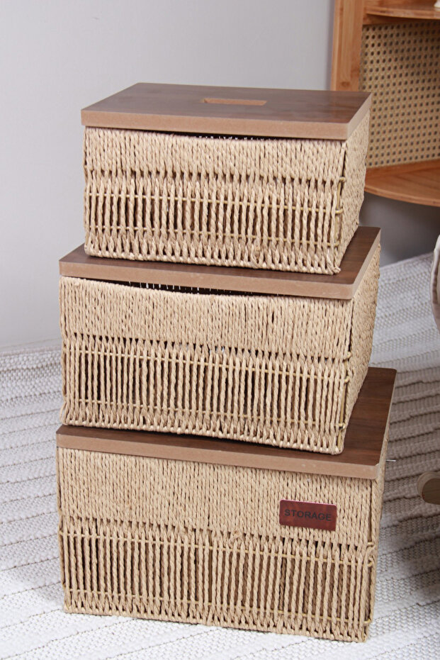 طقم سلات تخزين متعدد الاستخدامات - 8