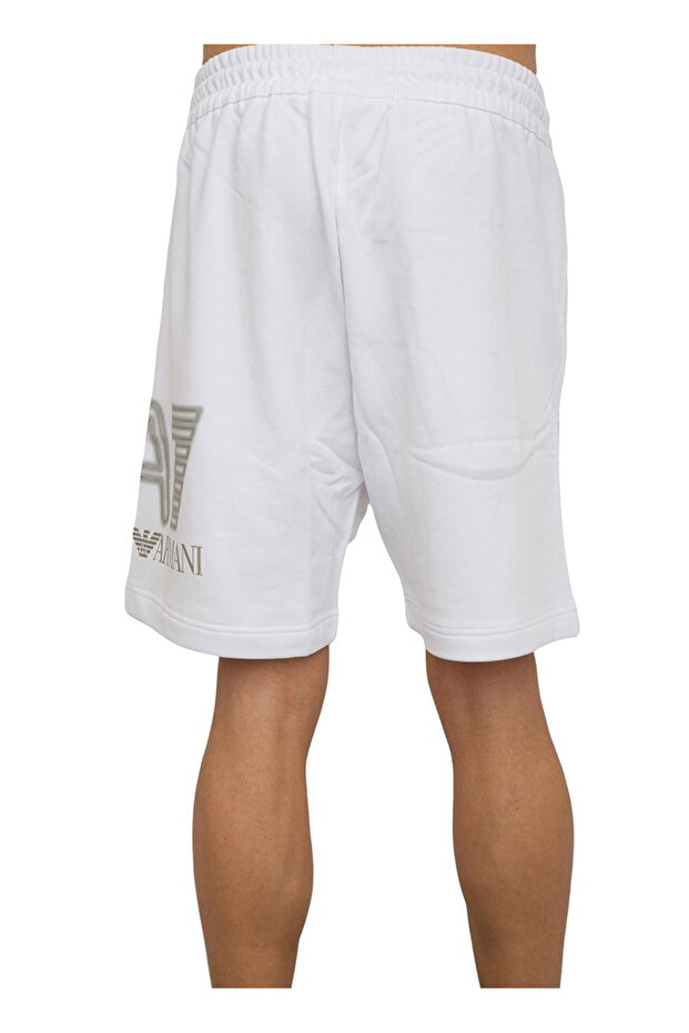 Beyaz Erkek Sweat Şort 3DPS76PJSHZ - 2