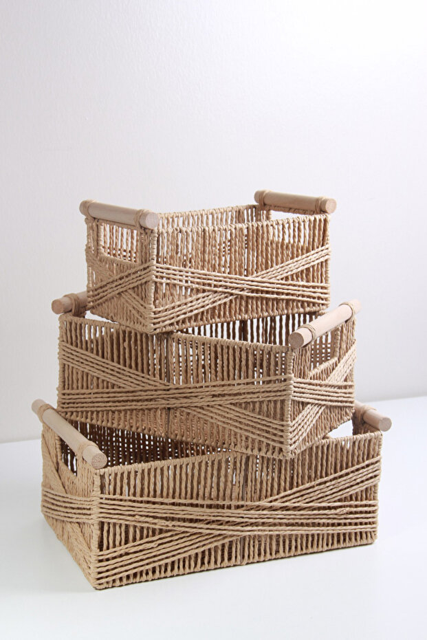 طقم سلات تخزين متعدد الاستخدامات - 5