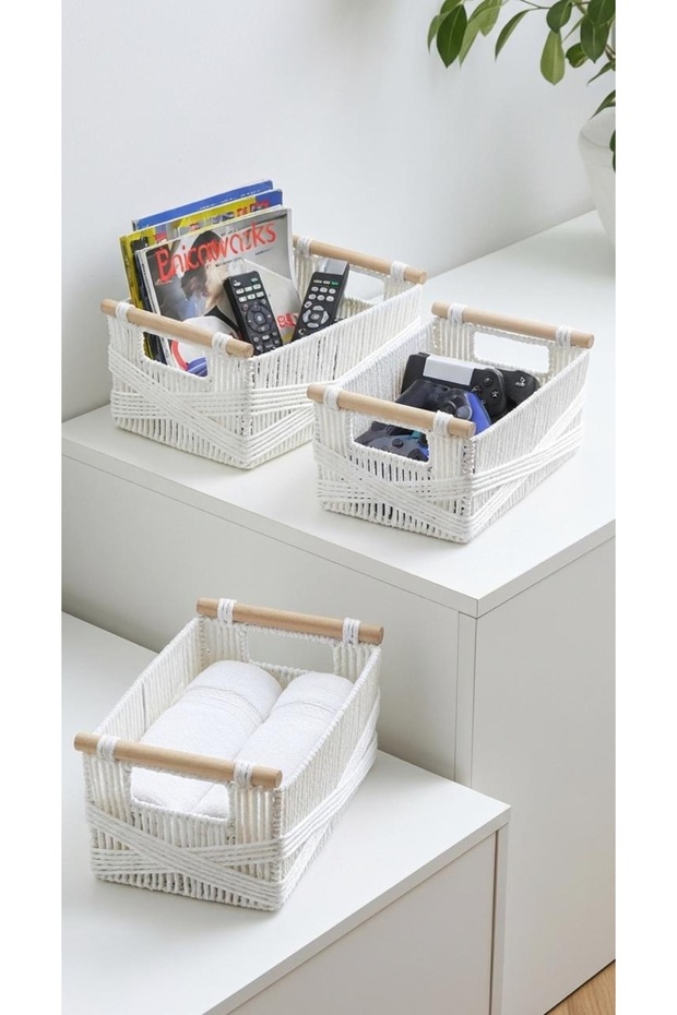 طقم سلات تخزين متعدد الاستخدامات - 5