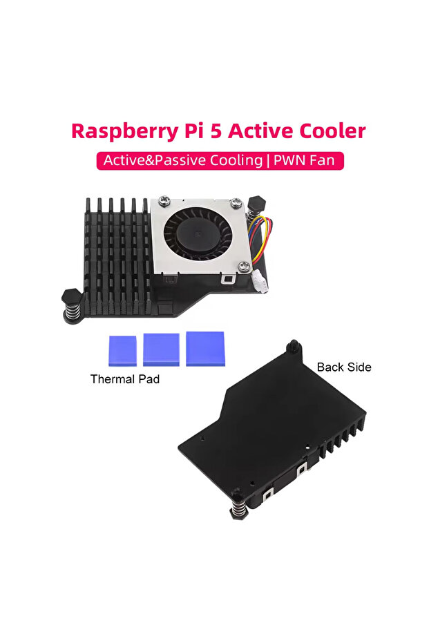 Raspberry Pi 5 Metal Case With Active Cooler Raspberry Pi 5 Heatsink - 2